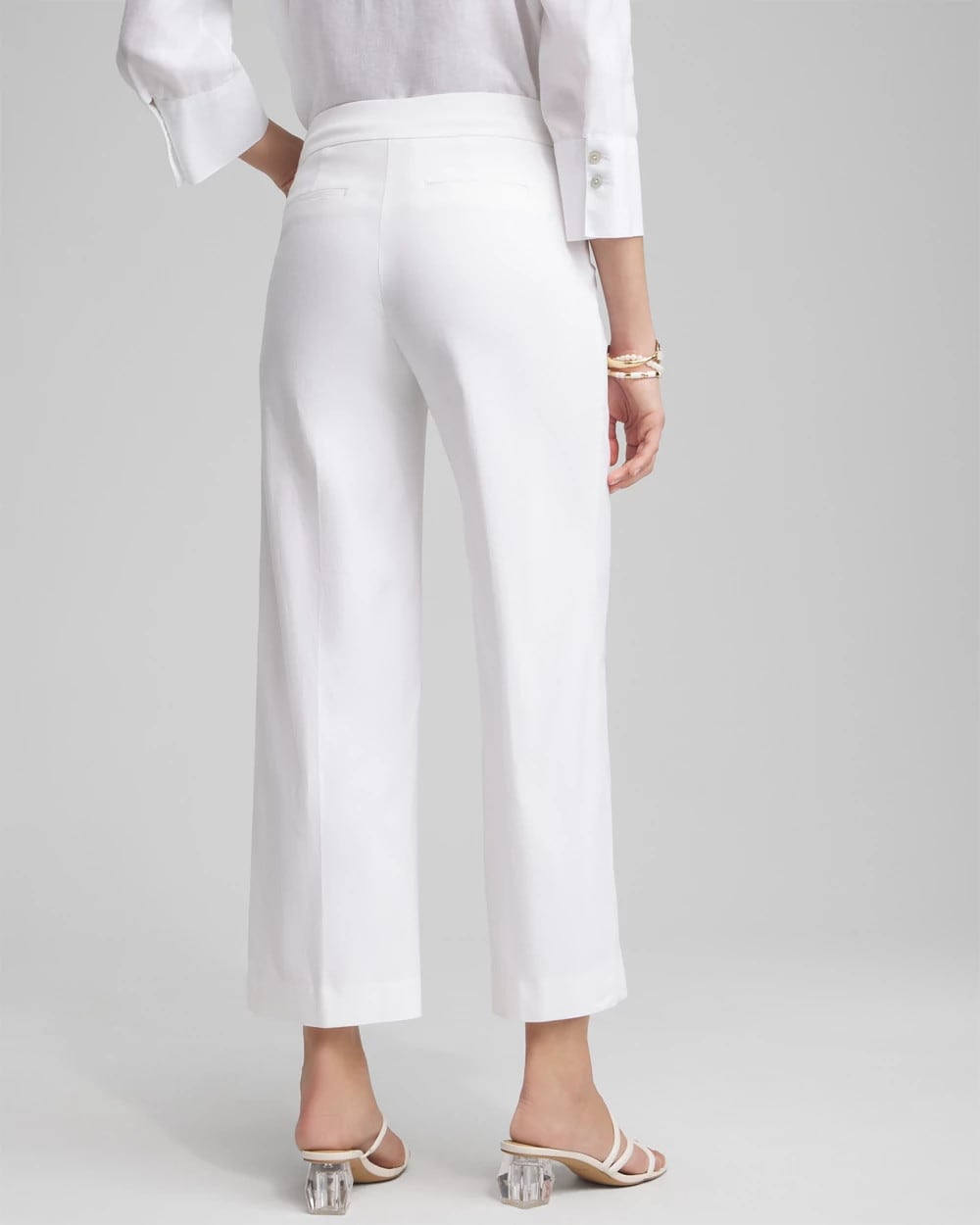 Petite Brigitte Wide Leg Cropped Pants - Chico's
