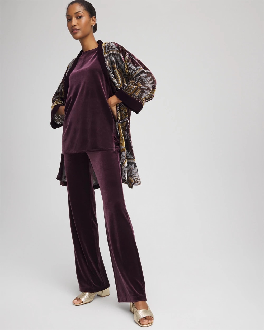 Petite Travelers™ Velvet No Tummy Pants - Chico's