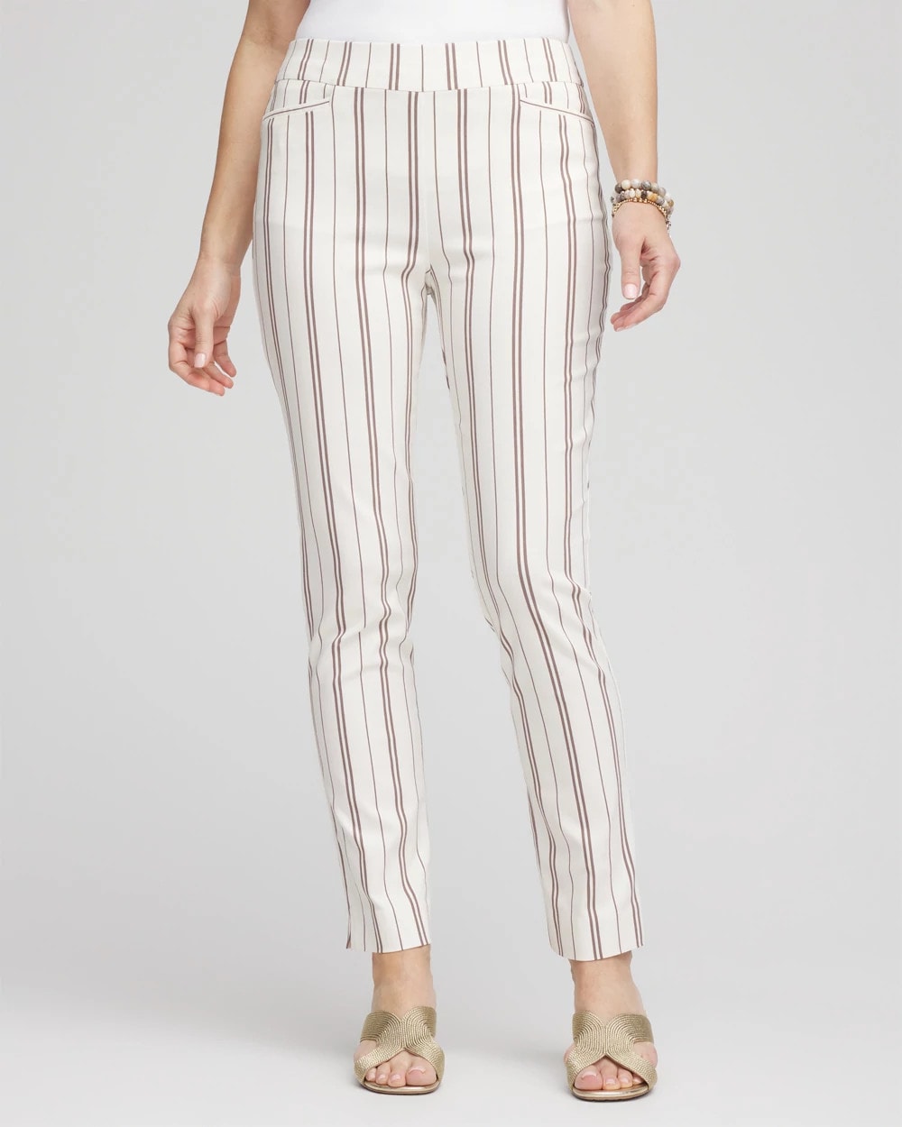 Petite Brigitte™ Striped Ankle Pants - Chico's