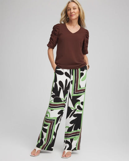 Petite Printed Silky Soft Pants - Chico's