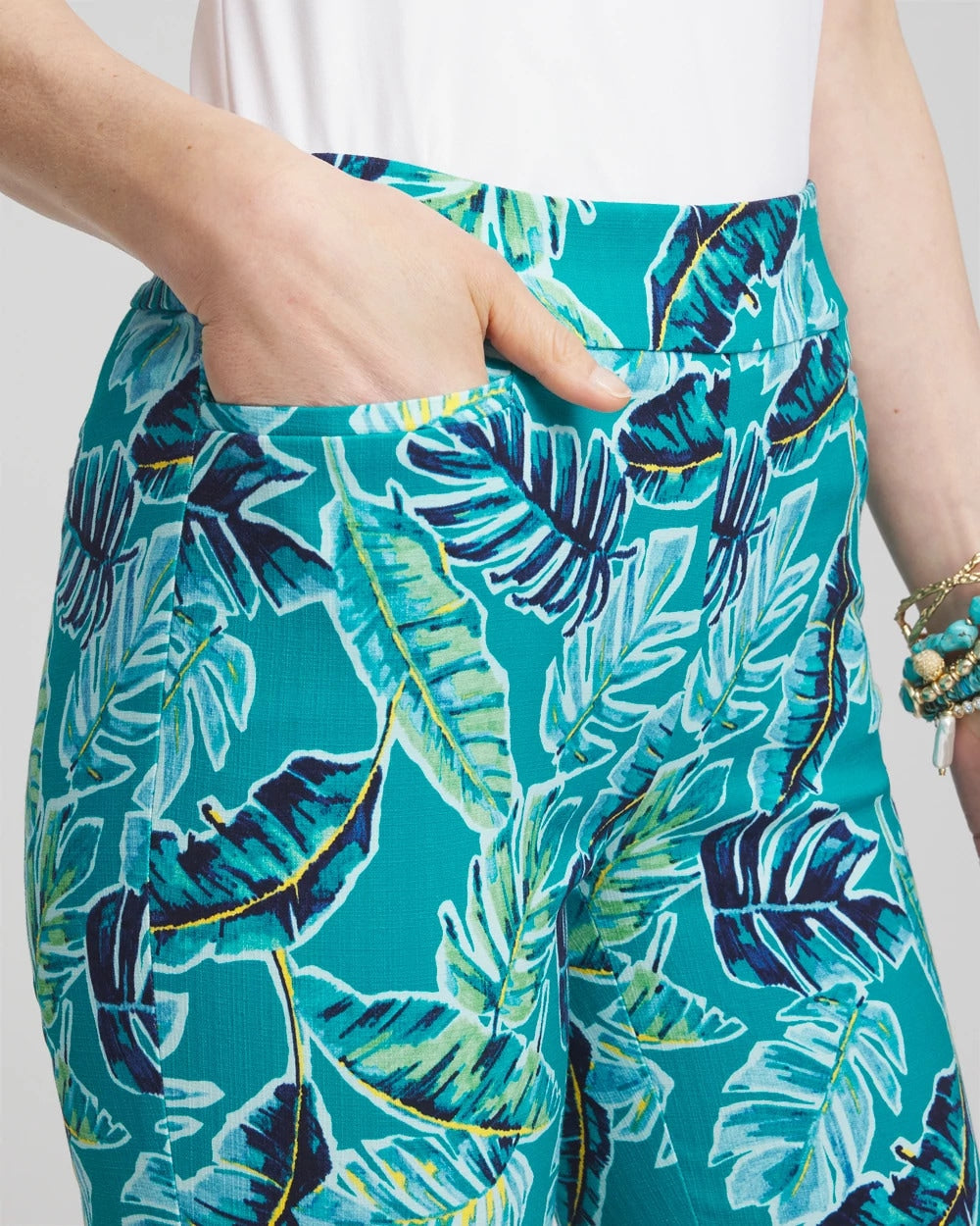 Brigitte™ Tropical Pull-On Ankle Pants - Chico's
