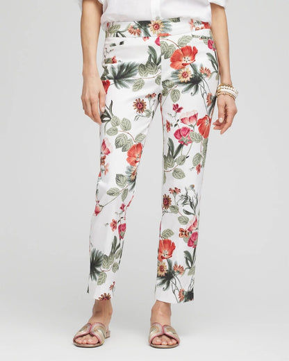 Petite Brigitte™ Slub Cropped Pants - Chico's