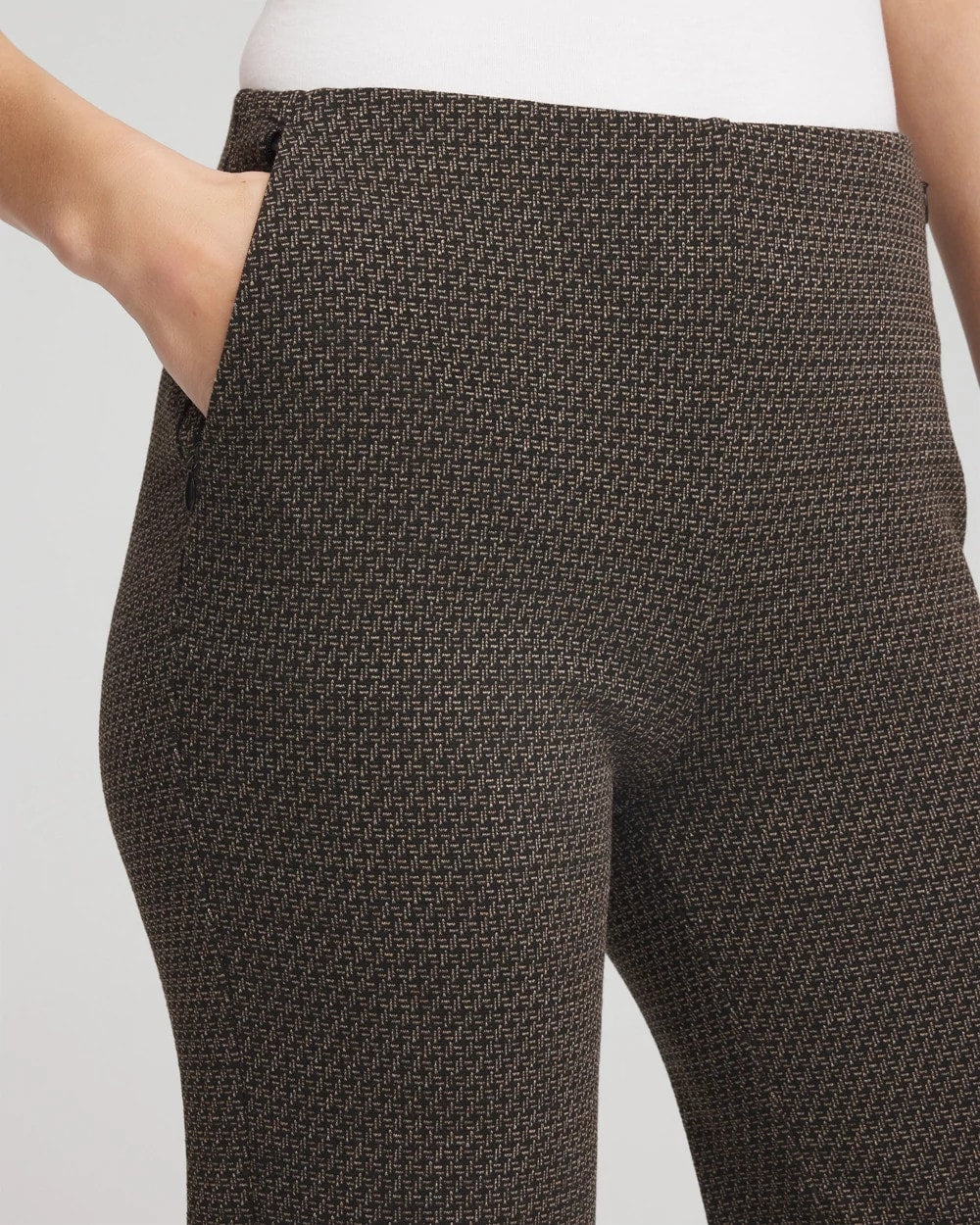 Juliet Jacquard Full-Length Ponte Pants - Chico's