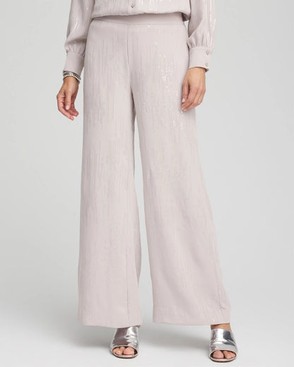 Petite Sequin Wide Leg Pant - Chico's