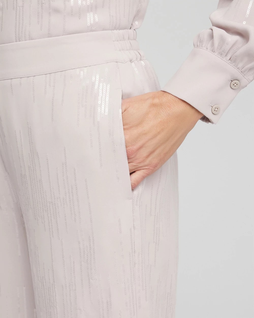 Petite Sequin Wide Leg Pant - Chico's