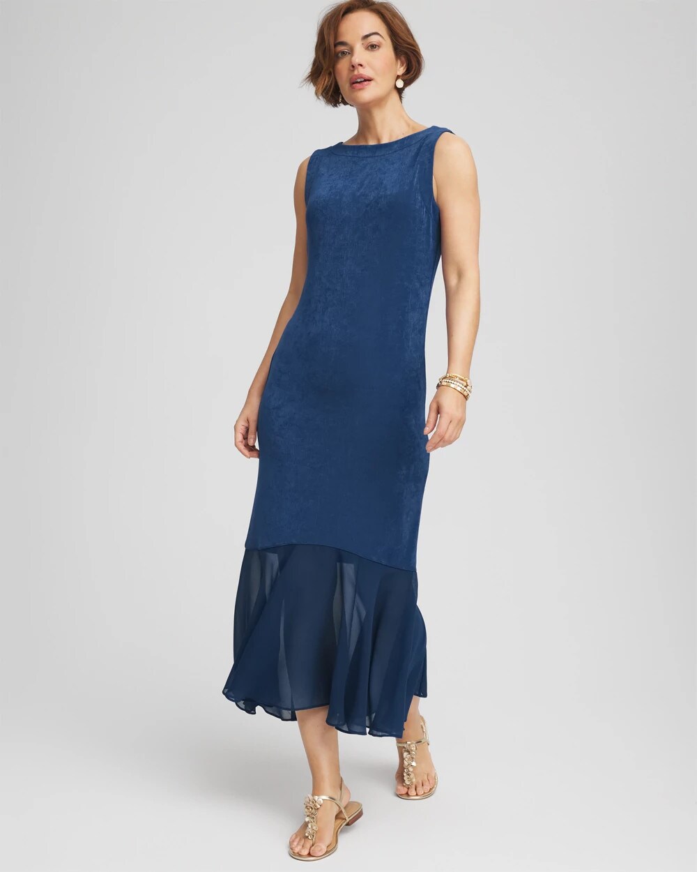 Travelers™ Petite Chiffon Hem Dress - Chico's