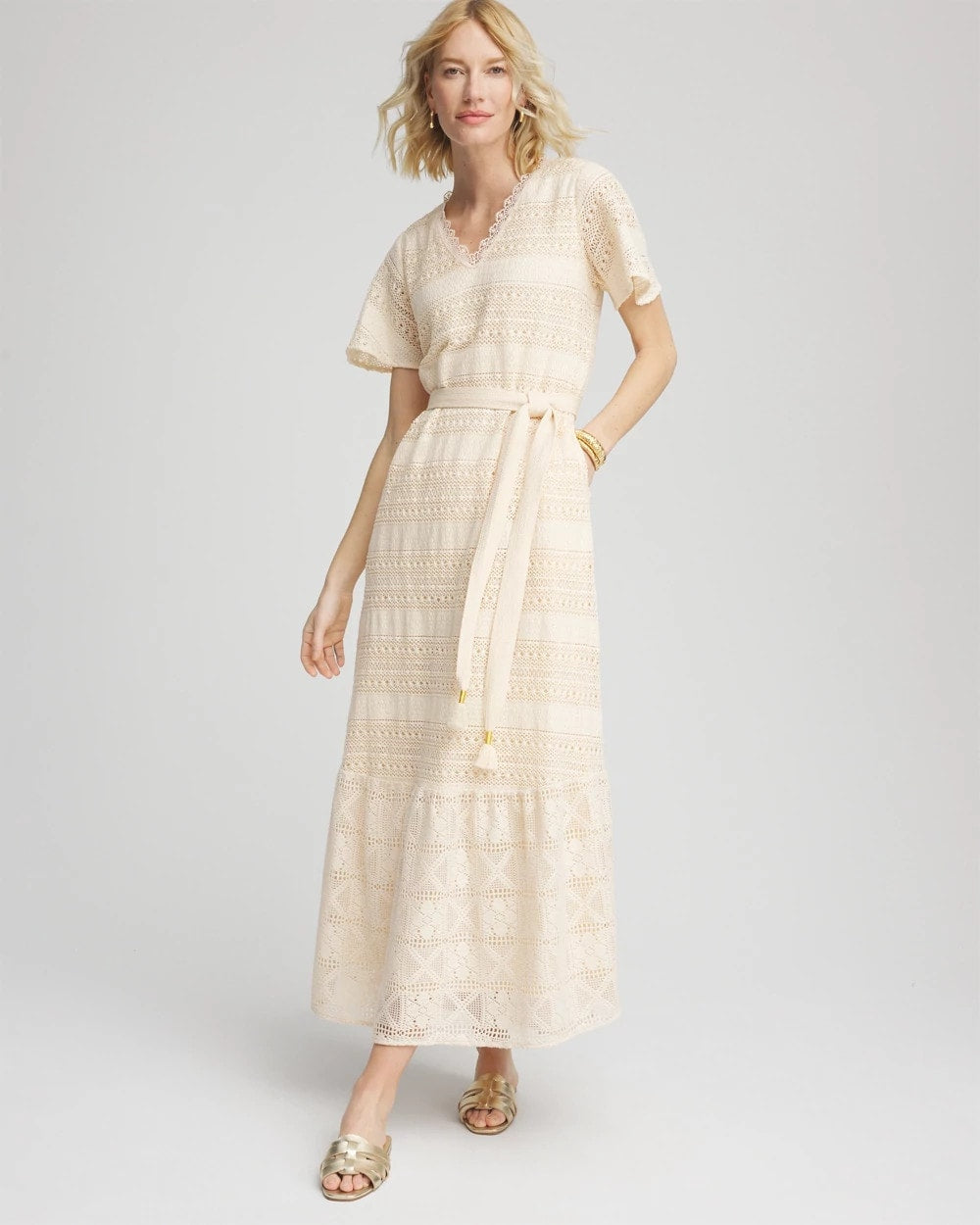 Crochet-Lace Maxi Dress - Chico's