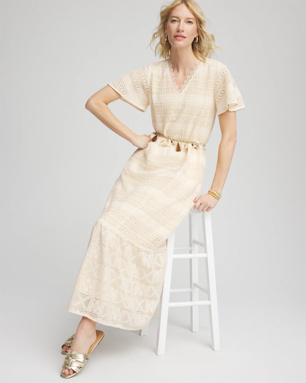 Crochet-Lace Maxi Dress - Chico's