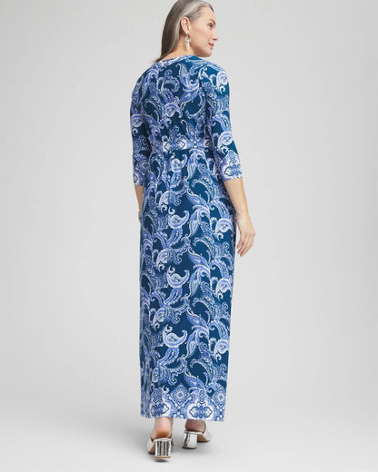 Petite Long Sleeved Jersey Maxi Dress - Chico's