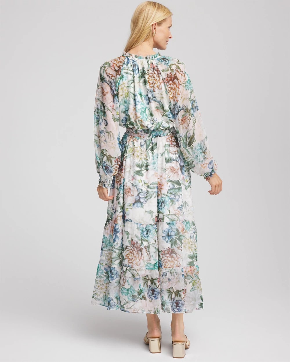 Petite Georgette Tie-Front Maxi Dress - Chico's