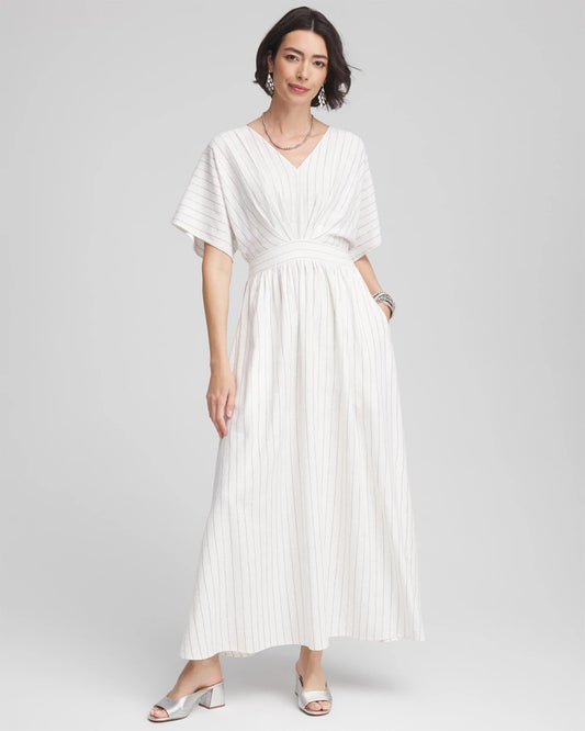 Metallic Striped Maxi Dress - Chico's