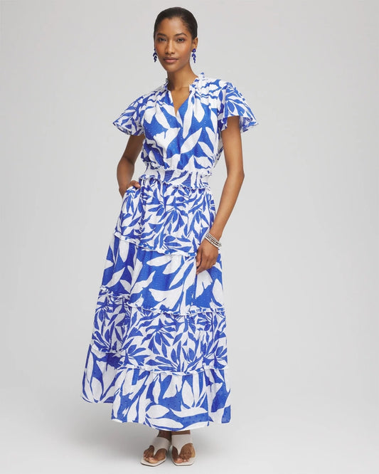Petite Flutter Sleeved Maxi Dress - Chico's