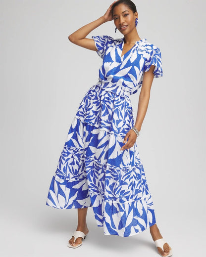 Petite Flutter Sleeved Maxi Dress - Chico's