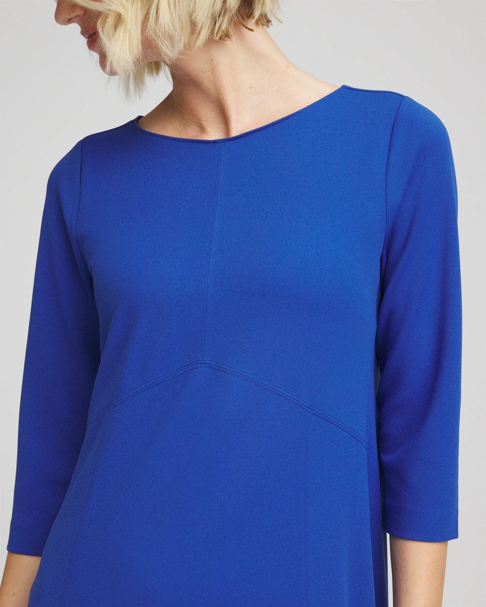 Petite Seamed Crepe Maxi Dress - Chico's