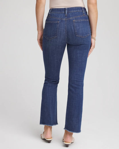 Petite Girlfriend Fray Hem Kick Flares - Chico's