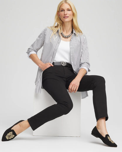 So Slimming Petite Girlfriend Ankle Jeans - Chico's