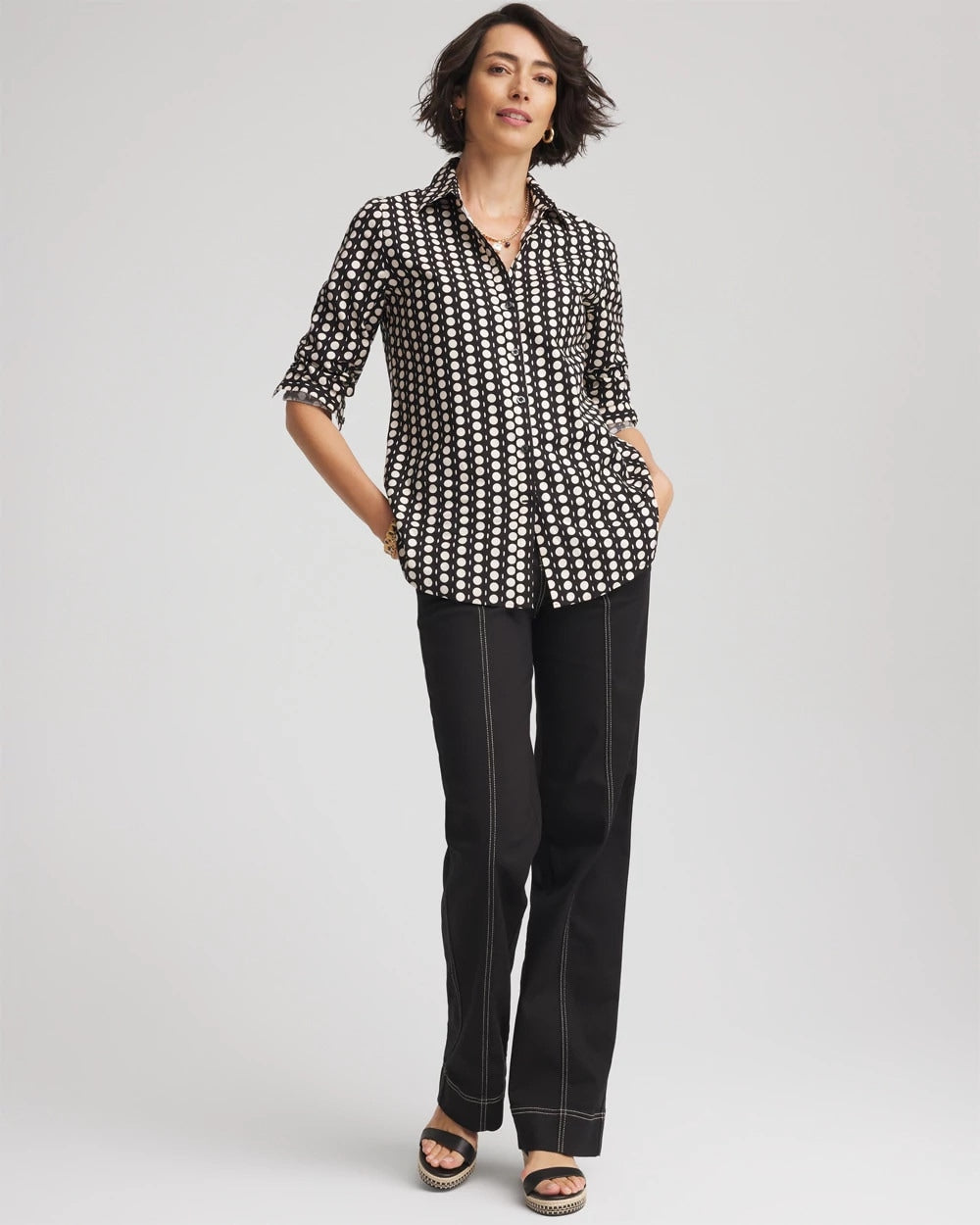 Petite Pull-On Wide-Leg Jeans - Chico's