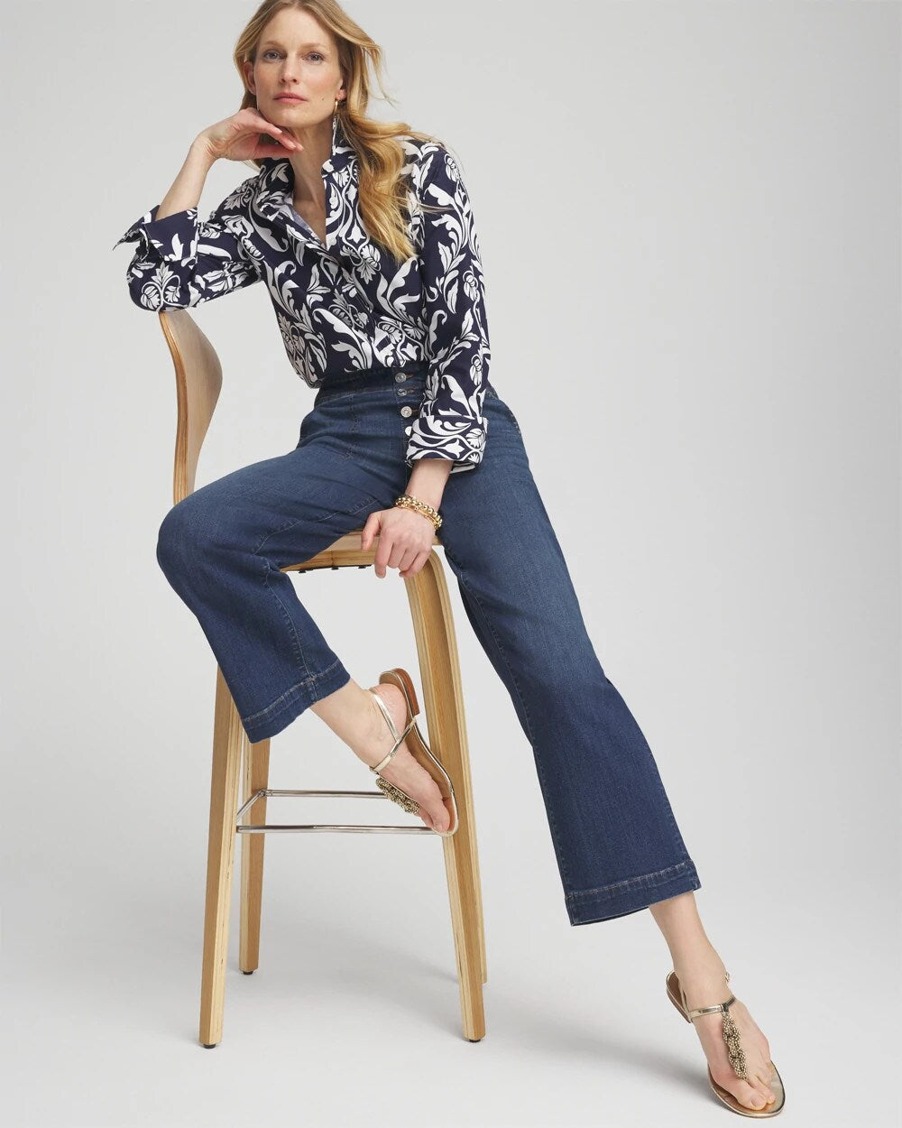 Petite Pull-on Wide Leg Cropped Pants - Chico's