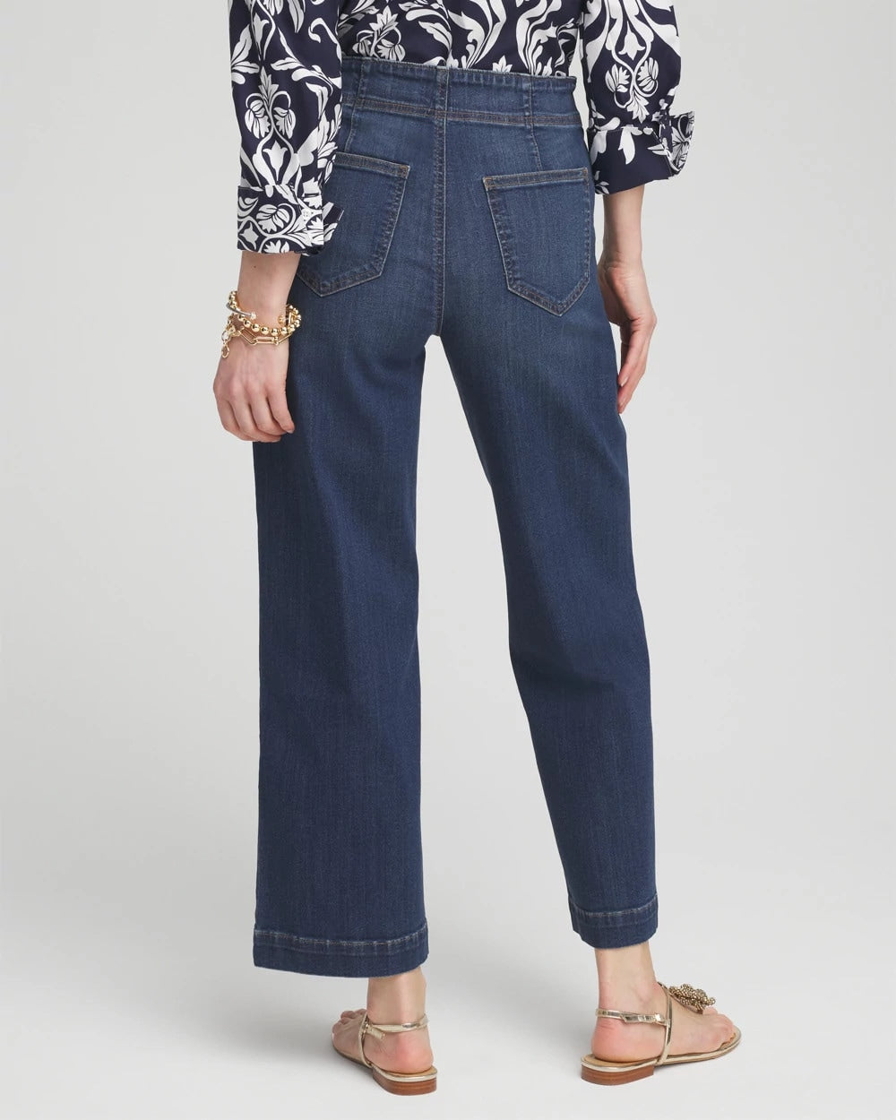 Petite Pull-on Wide Leg Cropped Pants - Chico's