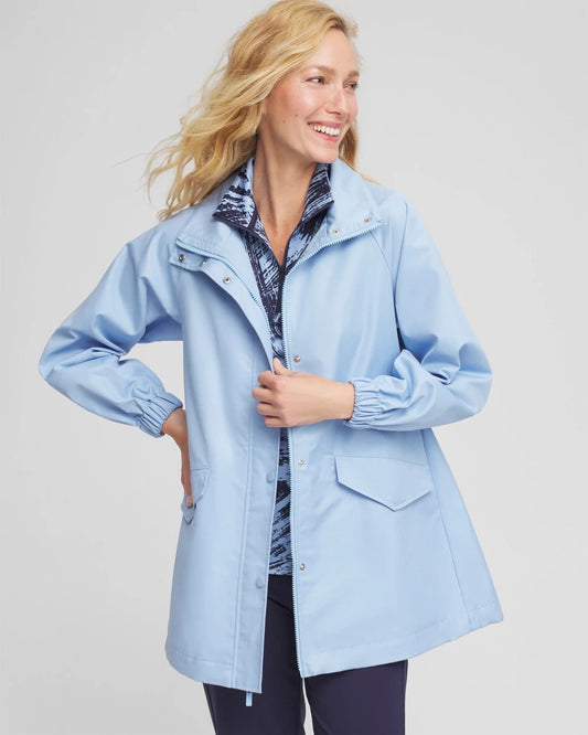Zenergy® Twill Rain Jacket - Chico's