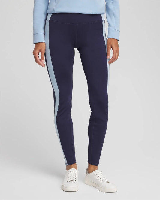 Zenergy® Soft Topaz Contrast Leggings - Chico's