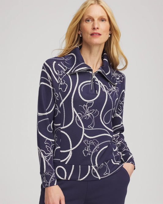 Zenergy® Soft Melody Half-Zip Top - Chico's