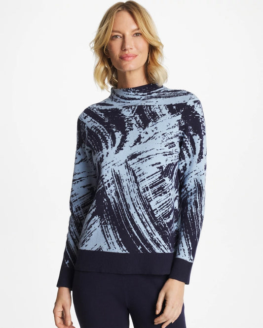 Zenergy® Luxe Sketch Funnelneck Top - Chico's