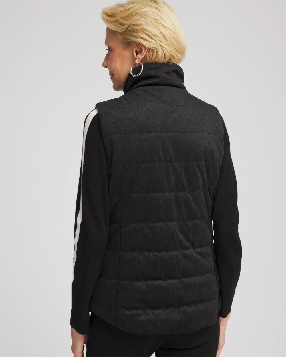 Zenergy® Reversible Velvet Puffer Vest - Chico's
