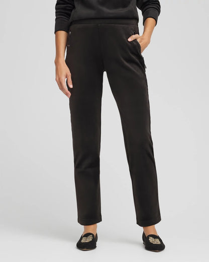 Zenergy® Velour Tapered Ankle Pants - Chico's