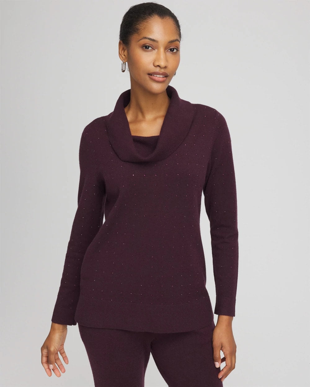 Zenergy® Luxe Diamante Cowlneck Tunic - Chico's