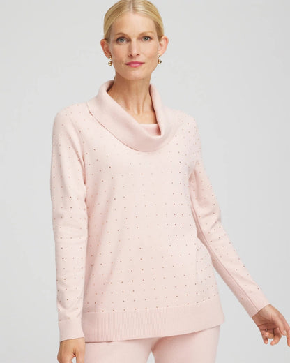 Zenergy® Luxe Diamante Cowlneck Tunic - Chico's