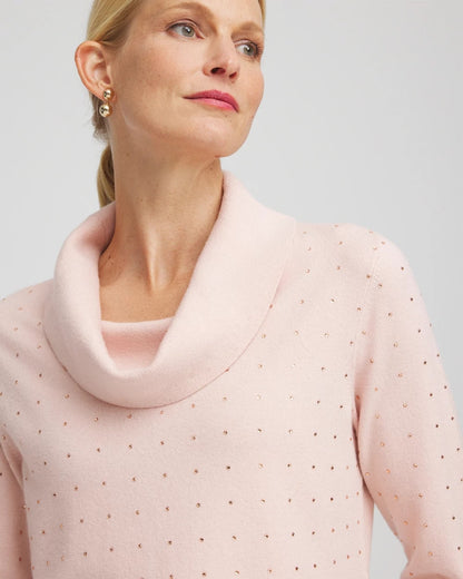 Zenergy® Luxe Diamante Cowlneck Tunic - Chico's