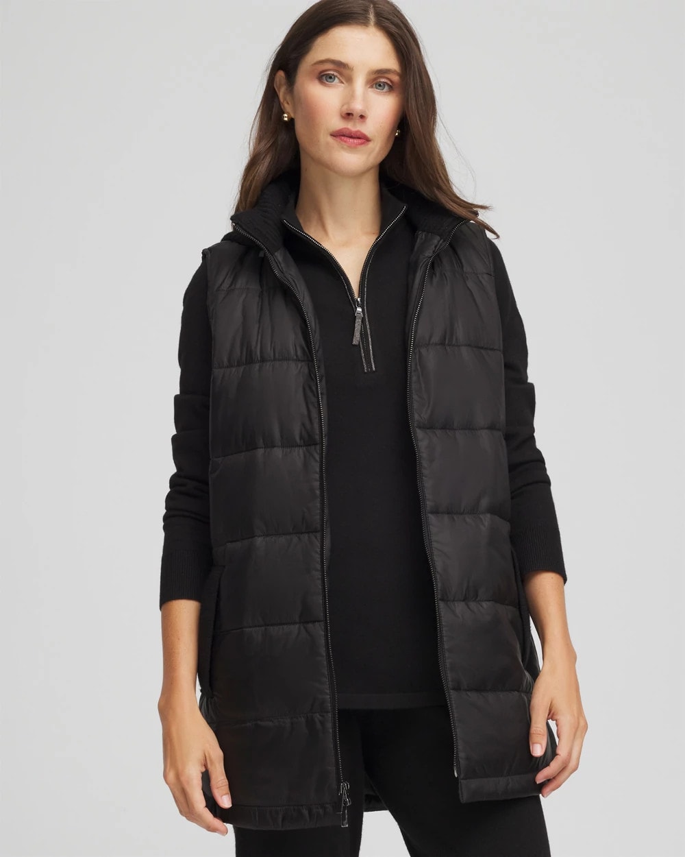 Zenergy® Quilted Hooded Vest - Chico's