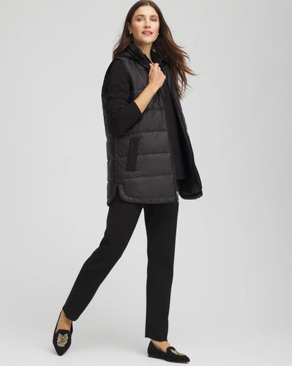 Zenergy® Quilted Hooded Vest - Chico's