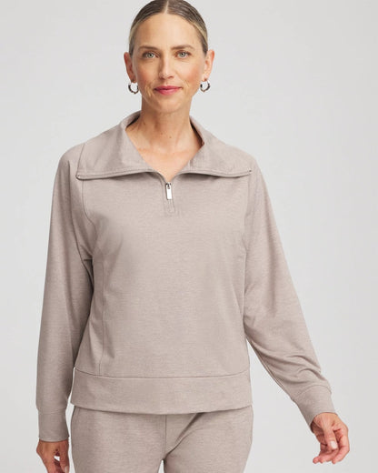 Zenergy® Cloud Half-Zip Pullover Top - Chico's