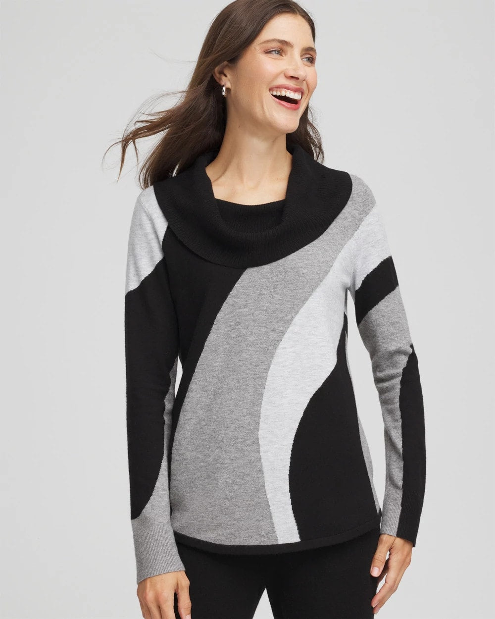 Zenergy® Luxe Intarsia Cowlneck Top - Chico's
