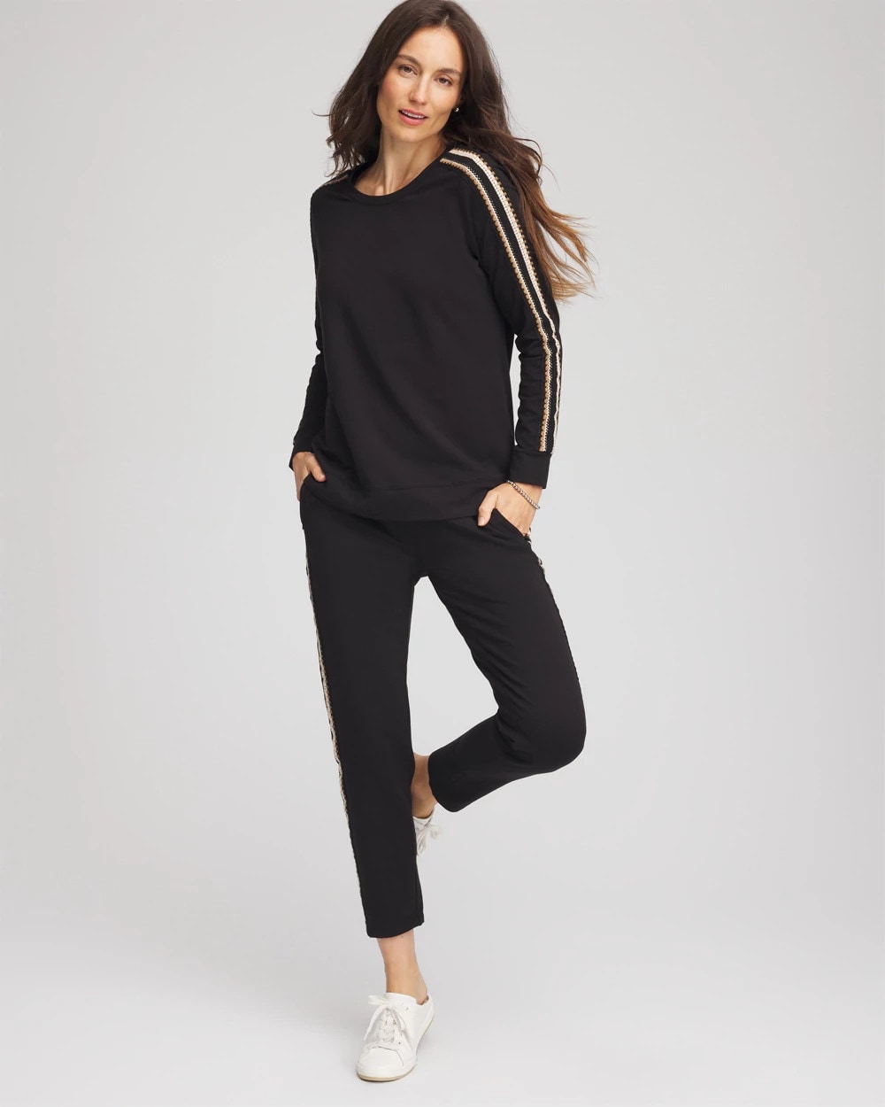 Zenergy® Lattice-Trim Pullover Top - Chico's