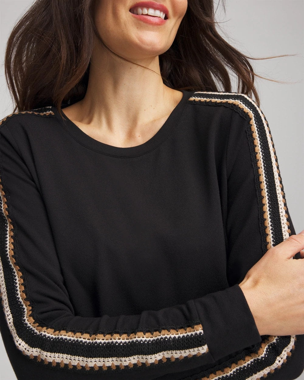 Zenergy® Lattice-Trim Pullover Top - Chico's
