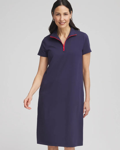 Zenergy® UPF Knit Half-Zip Dress - Chico's