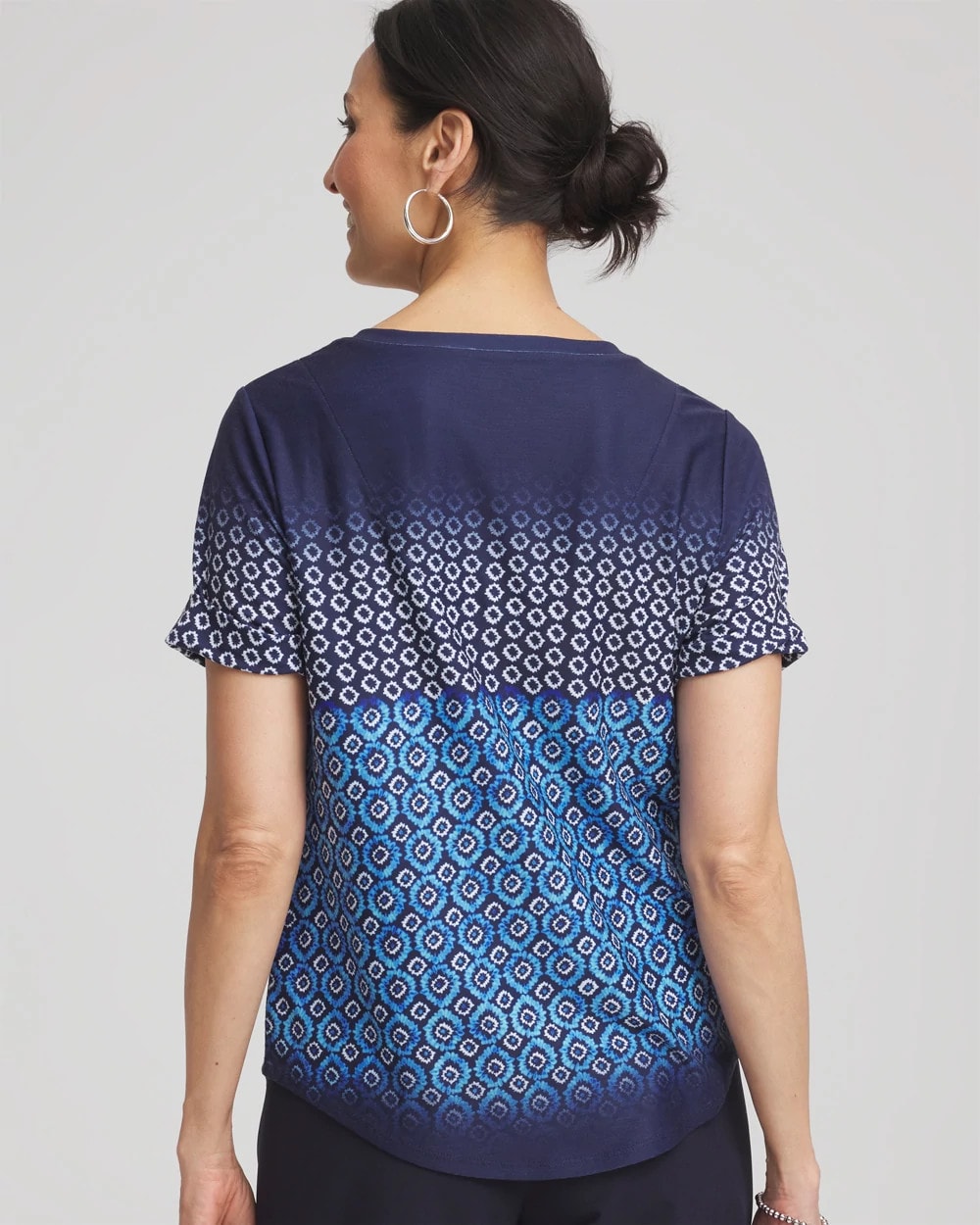 Zenergy® Graphic Ombre V-Neck Tee - Chico's