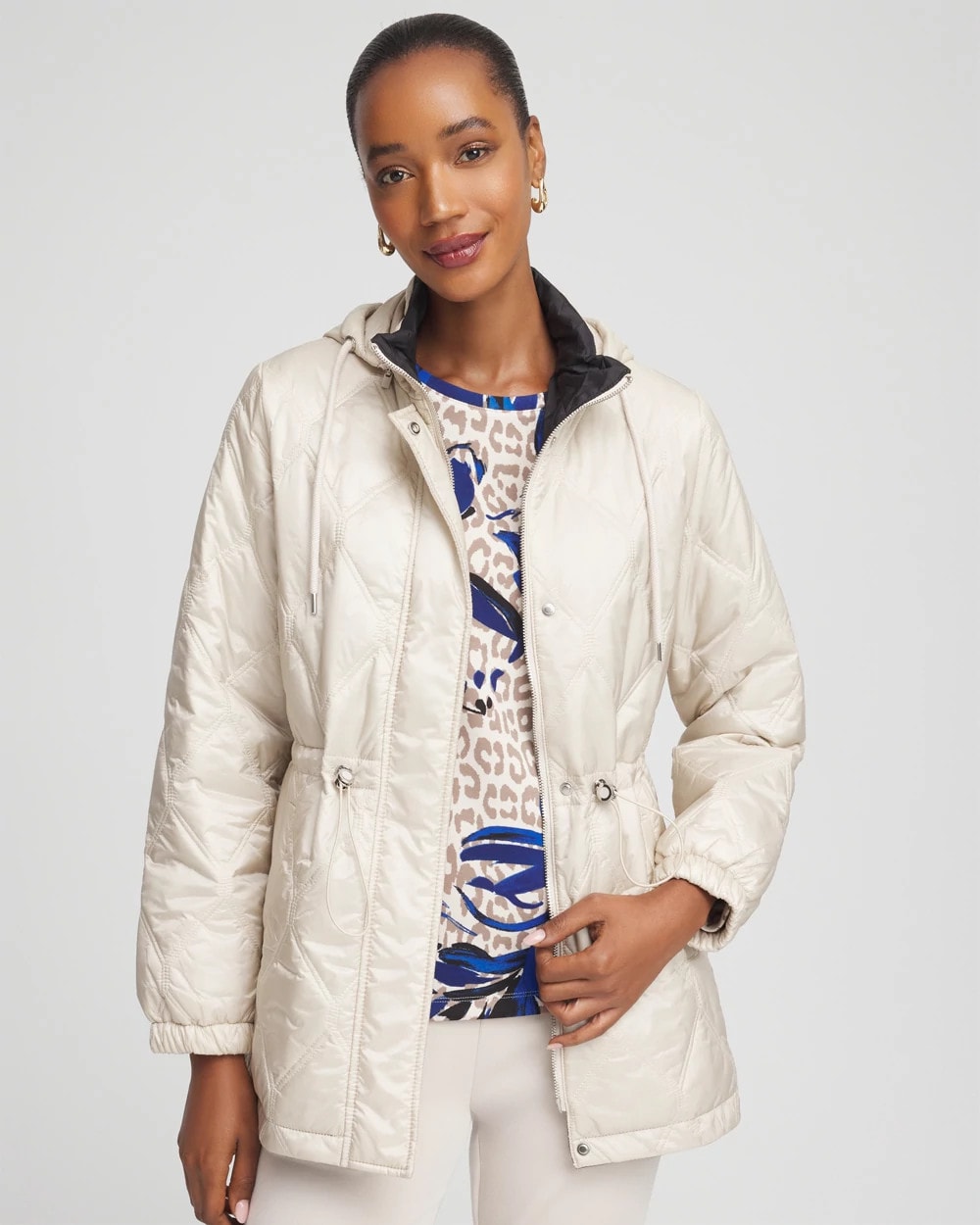 Zenergy® Water-Resistant Quilted Anorak Jacket - Chico's