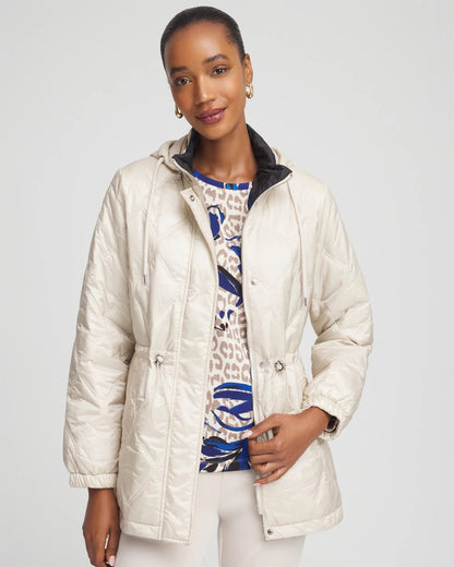 Zenergy® Water-Resistant Quilted Anorak Jacket - Chico's