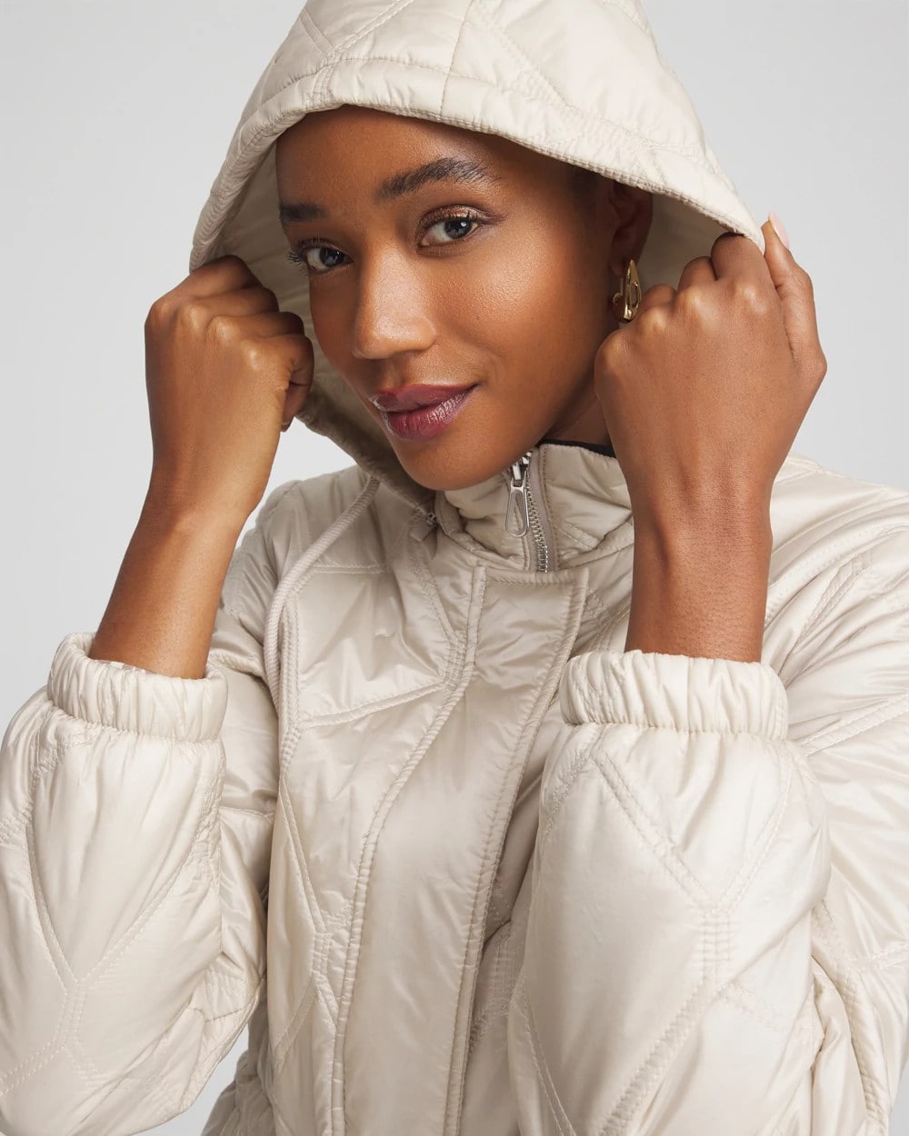 Zenergy® Water-Resistant Quilted Anorak Jacket - Chico's