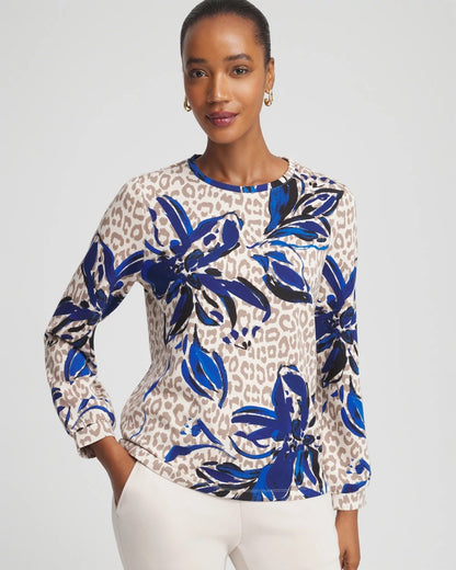 Zenergy® Soft Animal Print Top - Chico's
