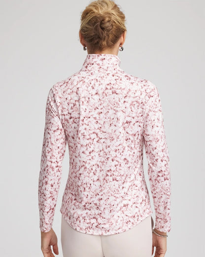 Zenergy® UPF Printed Zip-Front Pullover - Chico's
