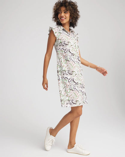 Zenergy® UPF Knit Floral Polo Dress - Chico's