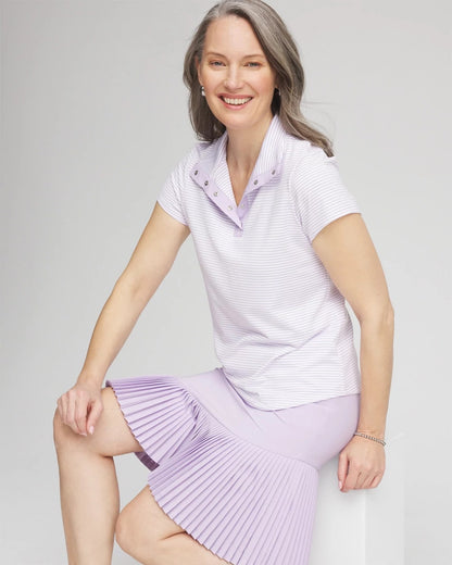 Zenergy® Striped UPF Short-Sleeve Top - Chico's