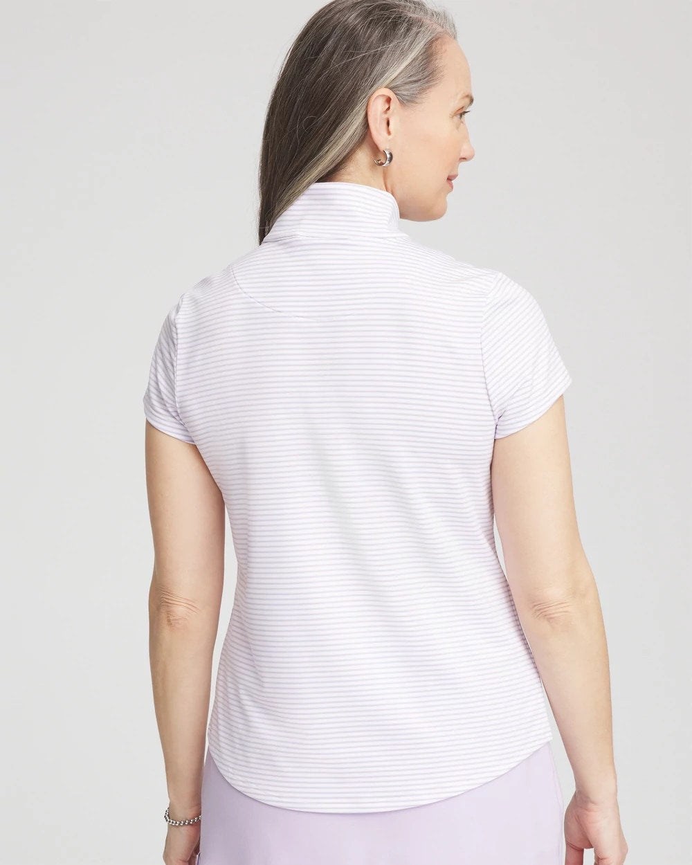 Zenergy® Striped UPF Short-Sleeve Top - Chico's