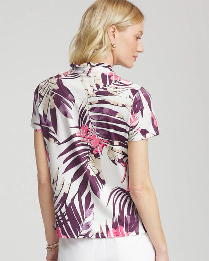 Zenergy® UPF Ruffle-Neck Polo - Chico's
