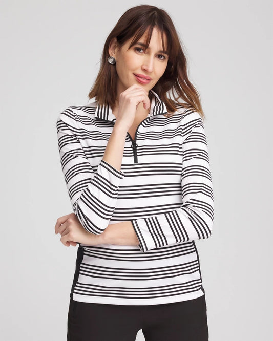 Zenergy® UPF Stripe Long Sleeve Top - Chico's
